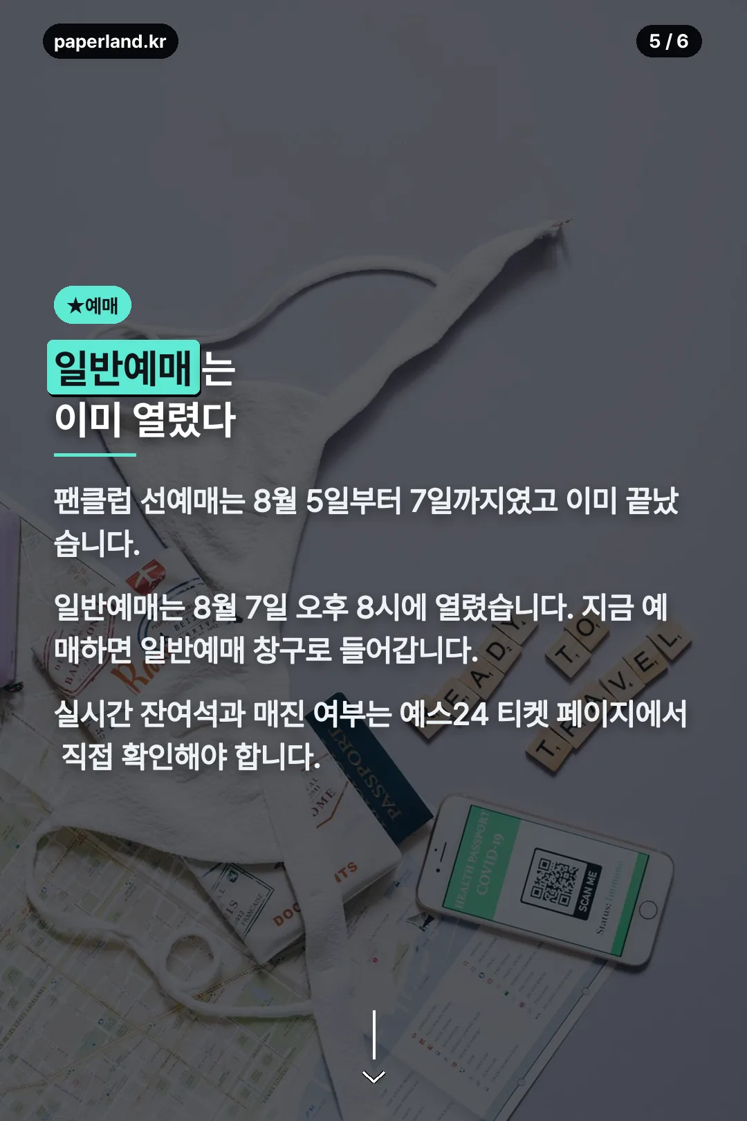 예매 일정