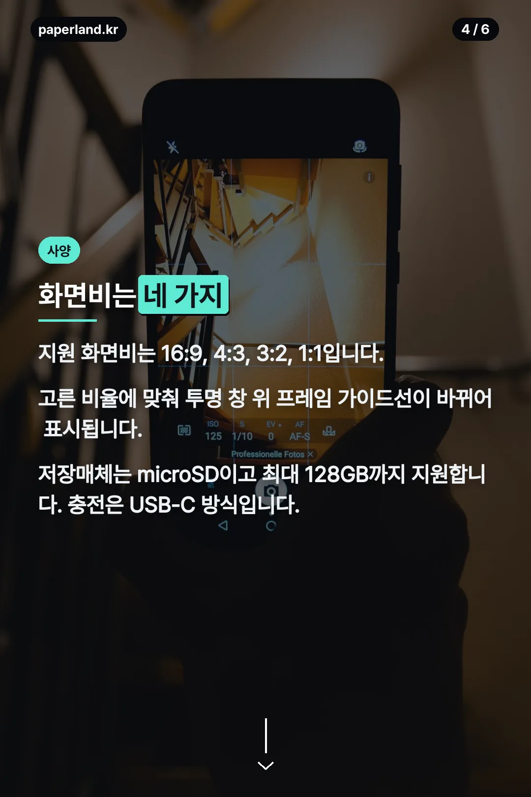 화면비와 저장매체