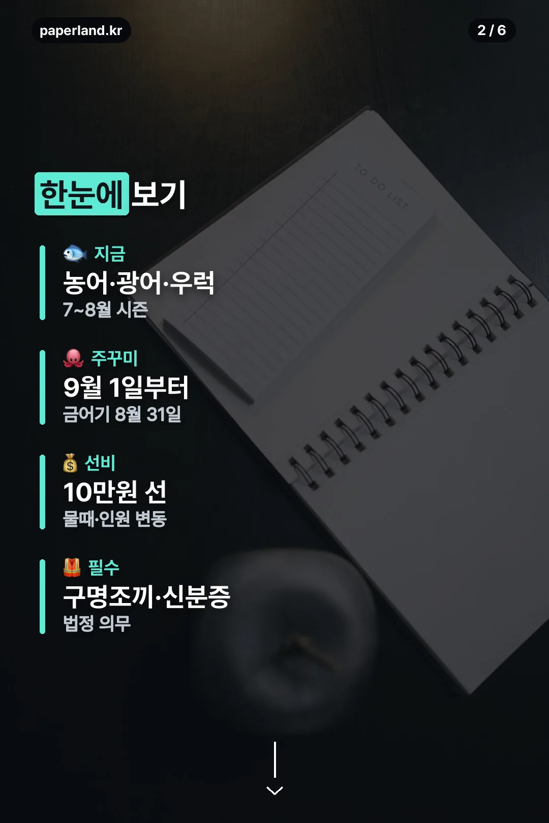 시즌과 요금 요약