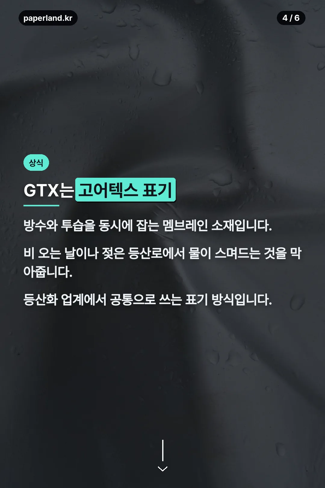 GTX 고어텍스 표기 설명