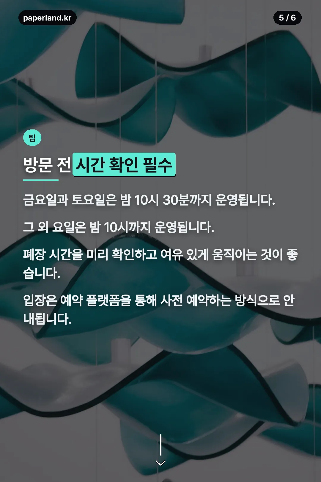 방문 전 확인할 점