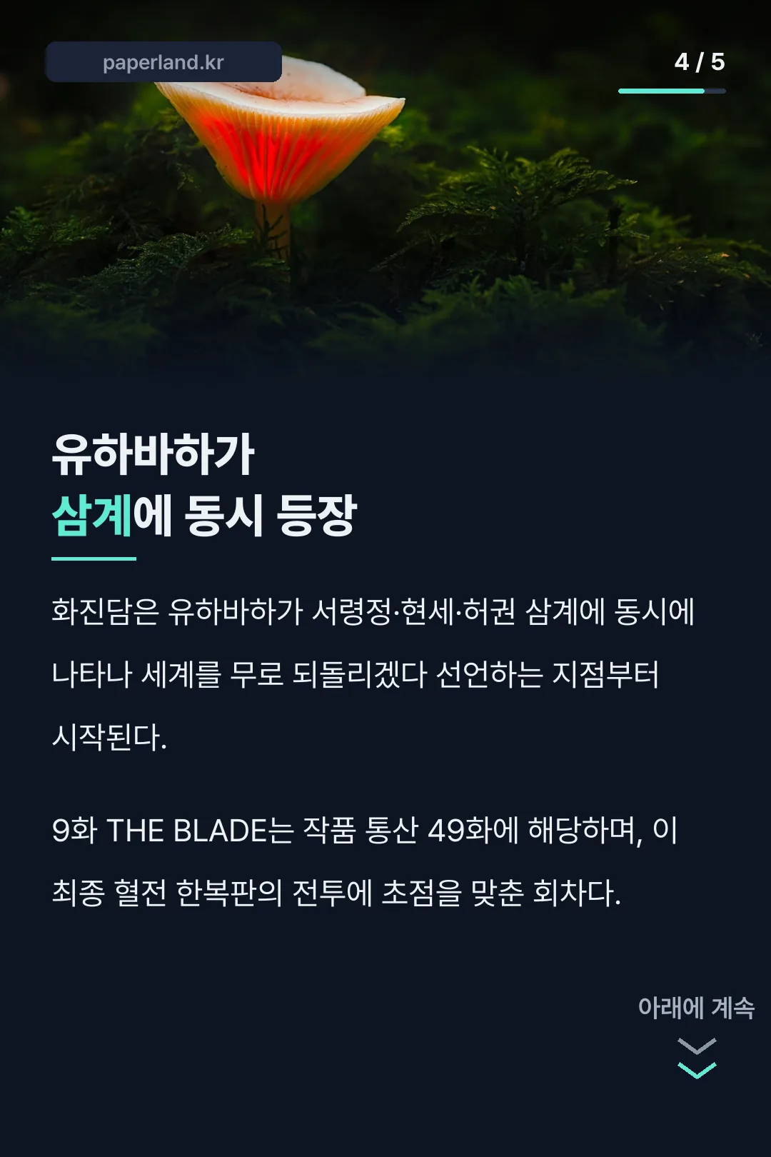 유하바하의 삼계 동시 등장